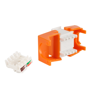Модуль Keystone ToolLess, RJ45, неэкранированный, кат.6, без шторки, 180 градусов